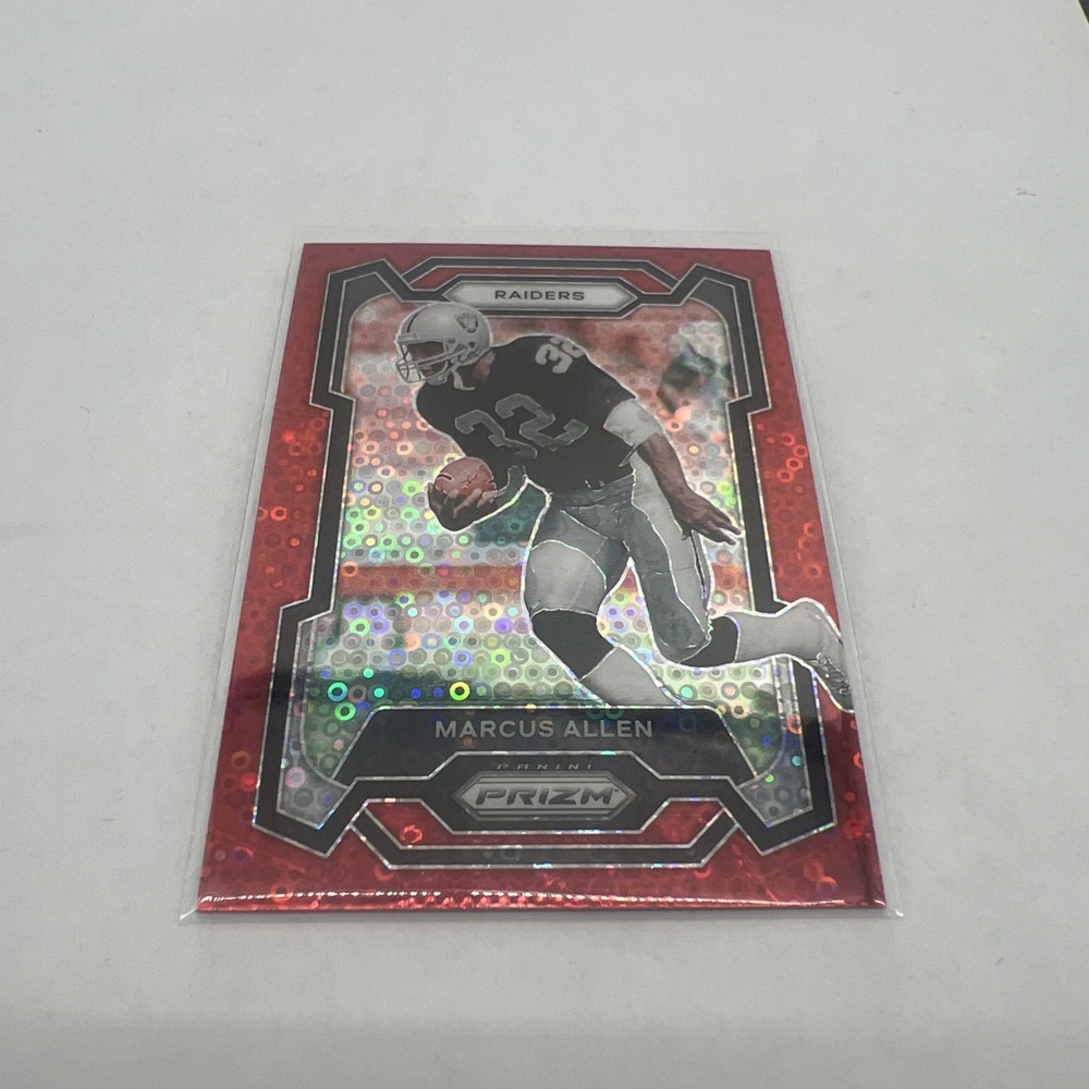2023 Panini Prizm - Marcus Allen #179 Red No Huddle Prizm /70